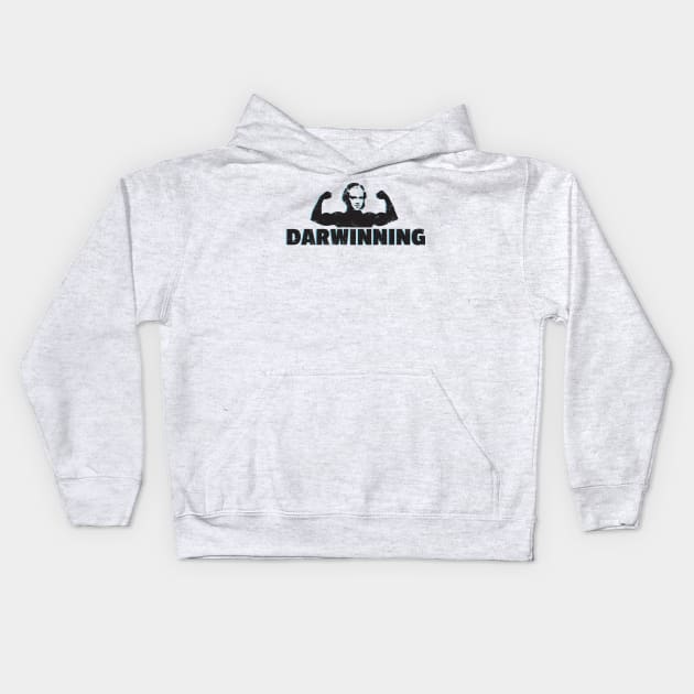 Darwinning Kids Hoodie by timaflitunov